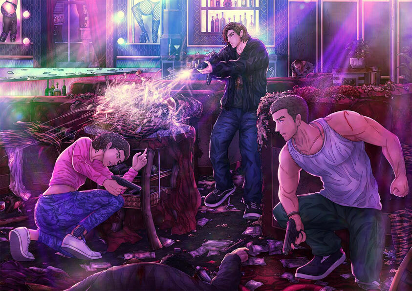 + Narrative or Scenic Background $60+ ▸ Fully detailed scenes with depth, props, and storytelling elements.